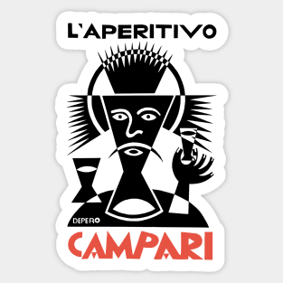 Campari vintage Sticker